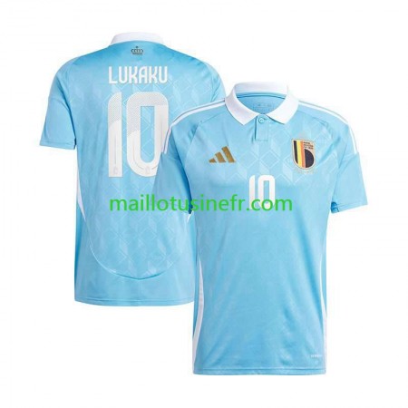 Maillot de Foot Belgique Romelu Lukaku 10 Extérieur UEFA EURO 2024